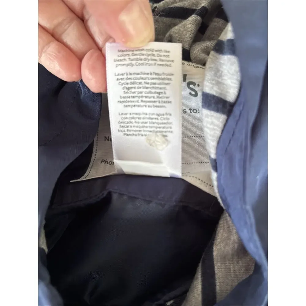 Carters Boys Navy Blue Hooded Windbreaker Jacket‎ Striped Lining C122B176-CT 7